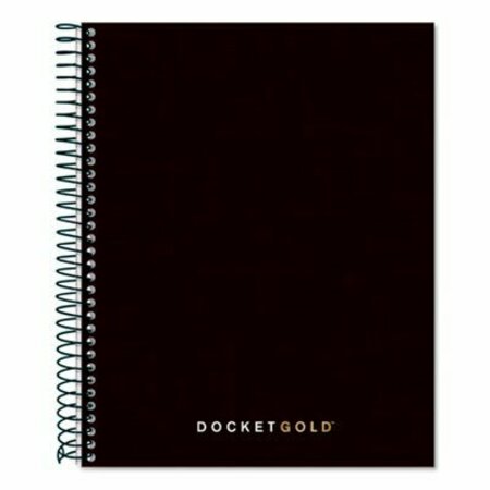 TOPS BUSINESS FORMS TOPS, DOCKET GOLD PLANNERS & PROJECT PLANNERS, NARROW, BLACK, 8.5 X 6.75, 70PK 63754